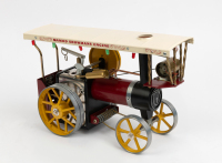 SHOWMANS ENGINE: A Mamod live steam model, Showmans Engine with generator and LED bulbs, complete as new within box - 2