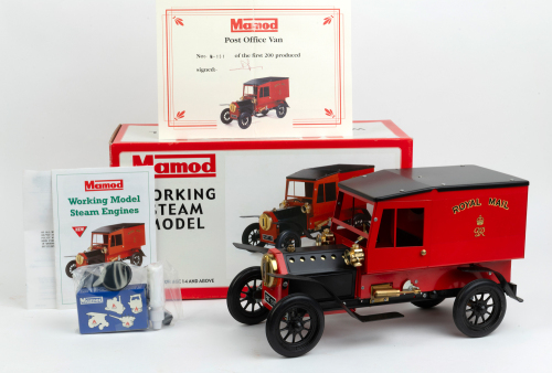 POST VAN: A Mamod live steam Post Office Van Model P01, in Royal Mail livery, complete within box. Limited edition 151 of the first 200 produced
