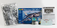 HARRIER GR MK7/9: A Revell 1:48 scale Harrier GR Mk 7/9 model kit on box