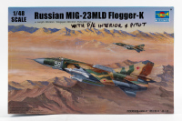 MIG-23MLD FLOGGER K: A Trumpeter (China) 1:48 scale Russian MIG-23MLD Flogger K model kit in box - 2