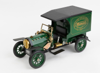 DELIVERY VAN: A Mamod working steam model, DV1 delivery van in green, as new within box - 2