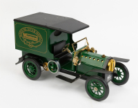 DELIVERY VAN: A Mamod working steam model, DV1 delivery van in green, as new within box - 3