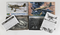 JUNKERS JU 87: Two Junkers Ju 87 1:48 scale model kits - 2