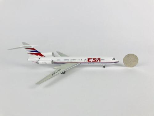 CZECH AIRLINES: A 1:200 scale (23cm long) Tupolev TU-154M metal model on wheels, registration 'OK-UCF'