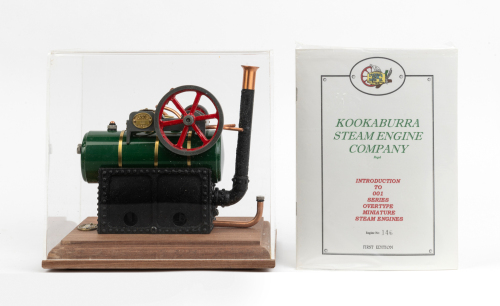KOOKABURRA: A high quality limited edition No.146, Kookaburra Steam Engine Company First Edition Model 001 Overtype Engine