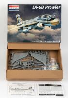 EA-6B PROWLER: A circa 1992 release Monogram 1:48 scale EA-6B Prowler model kit, includes instructions & decals in original box - 2