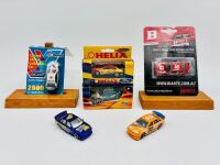 V8 SUPERCARS: A group of six 1:64 models from Biante, Matchbox, Hotwheels and Classic Carlectables of Commodore and Falcon V8 Supercars [Location:Sydney]