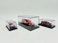 HRT: Three HRT VX Commodore models including a 1:43 scale model by Autoart and two 1:64 scale models by Biante, all with display cases [Location: Sydney] - 10
