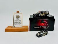 TEAM BROCK: Two models of the Team Brock Holden VX Commodore including a limited edition (1027/6000) 1:43 scale model by Autoart, together with a 1:64 scale model by Biante [Location: Sydney]