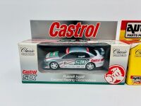 V8 SUPERCARS: Two 1:43 scale models by Classic Carlectables including the #55 Autopro Racing VT Commodore driven by Rod Nash and the #8 Castrol Racing VT Commodore driven by Russell Ingall, complete with original packaging [Location: Sydney] - 3