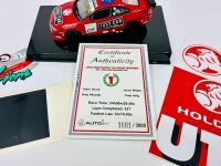 HOLDEN MONARO: A 1:43 scale Autoart model of the #05 Holden Monaro 427, winner of the 2003 Bathurst 24 Hour, limited edition 1601/3000, together with a group of Holden stickers [Location: Sydney] - 2