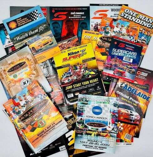 122 · V8 SUPERCARS: A large group of race programmes [Location: Sydney]