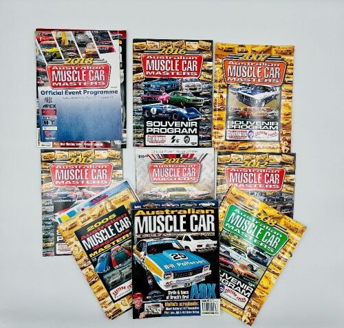124 · MUSCLE CAR MASTERS: A group of event programmes together with posters [Location: Sydney]
