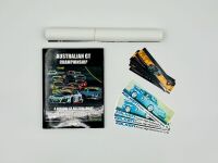 AUSTRALIAN GT: A hardcover book, Australian GT Championship: A History of Australian GT (Volume 1), together with a group of stickers and posters [Location: Sydney]