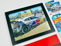 MAD MIKE WHIDDETT: A hardcover book, 'One Perfect Lap: The Wild History of the World Time Attack Challenge, together with 3 Hot Wheels models including one signed by Mad Mike and a framed photo of Mad Mike's Mazda 3 [Location: Sydney] - 4
