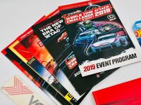 WORLD TIME ATTACK: A hardcover book, 'One Perfect Lap: The Wild History of the World Time Attack Challenge, together with a group of event programmes, a Yokohama sticker and a Hot Wheels model [Location: Sydney] - 3
