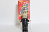 TOY ROBOTS: Three toy robots, includes two Robby the Robots, both 26cm high - 2