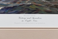 HMS VICTORY: A large limited edition print (458/850) Geoff Hunt 'Victory and Squadron in Light Airs' with COA - 3