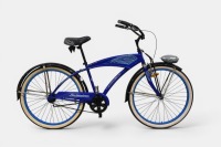 BICYCLE: A modern Schwinn DX Sport adult bicycle, in retro 1940s / 1950s cruiser style, single gear with light fitted - 3
