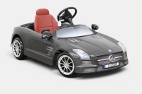 SLS: A plastic-bodied Mercedes SLS 197 children's pedal car made by TT Toys Toys of Italy, measures approximately 115cm long, 65cm wide, 49cm high - 3