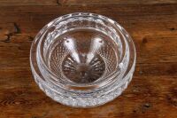 CRYSTAL BOWL: A Waterford finely cut heavy crystal bowl / ashtray , 17cm diameter, 8cm high