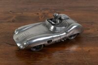 DBR1: A Compulsion Gallery pewter large Aston Martin DBR1 model as driven at 1959 Le Mans, 29cm long
