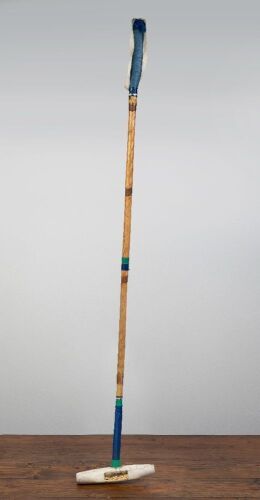 POLO STICK: An Aldershot (England) polo stick, some evidence of taping, 1.33m long