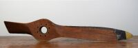 PROPELLER: A timber aircraft propeller, 1.28m long, incomplete appearance - 2