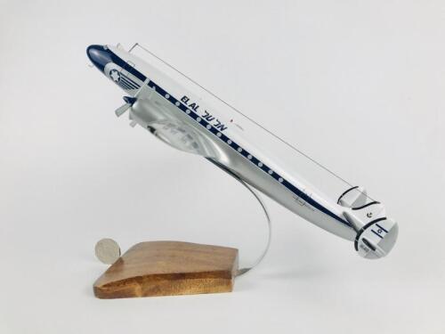EL AL CONSTELLATION: A 1:100 scale (36cm long) wooden model with spinning propellors, registration '4X-AKB'