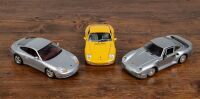 PORSCHE: Three Porsche 1:18 scale models
