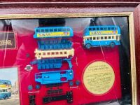 MATCHBOX: A framed display featuring a disassembled Leyland Titan TDI, limited edtion no. 03463 [Location: Sydney] - 3