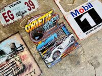 TIN SIGNS: Eleven automotive related tin signs [Location: Sydney] - 2