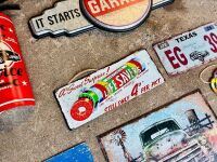 TIN SIGNS: Eleven automotive related tin signs [Location: Sydney] - 3