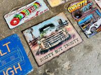 TIN SIGNS: Eleven automotive related tin signs [Location: Sydney] - 10