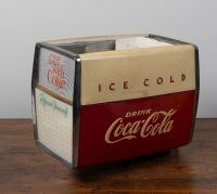Circa 1958, Dole Valve Company, Chicago Coca-Cola dispenser machine, 36cm high, 50cm wide