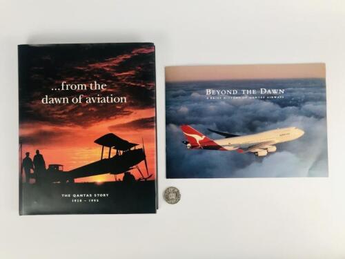 QANTAS: 2 Items: A booklet 'Beyond the Dawn' a brief history of Qantas Airlines and A book 'From the Dawn of Aviation' The Qantas Story 1920-1995.