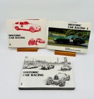 HISTORIC CAR RACING: Three hardcover books, 'Historic Car Racing', volumes 1-3 by Rob de la Rive Box [Location: Sydney]
