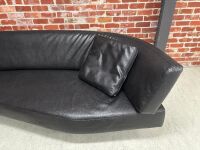 FRANCESCO BINFARE: The 'Shark' sofa by Edra was designed by Francesco Binfar&eacute;, faux emu skin vinyl sofa, circa 2000, 240cm long - 2