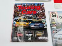 TOURING CARS: A hardcover book, 'Touring Cars' by John Tipler together with a photo of the Menu/Plate Renault Laguna, an Autosport guide for the 1994 BTCC season, a 1992 issue of 'Hotline' magazine and a Vauxhall Vectra poster [Location: Sydney] - 2