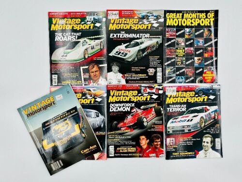 142 · VINTAGE MOTORSPORT: Seven issues of 'Vintage Motorsport Magazine' together with two issues of 'Race magazine' and one issue of 'Australian Motorsport News' and 'Vintage Racecar Magazine' [Location: Sydney]