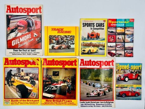 144 · MOTORSPORT: Eight pieces of literature featuring motorsport [Location: Sydney]