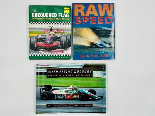146 · MOTORSPORT: Three hardcover books featuring motorsport [Location: Sydney]