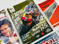 MOTORCYCLE RACING: A group of event programmes together with a copy of Classic Racer Magazine, stickers and a 1:43 scale Ducati 996 model [Location: Sydney] - 2