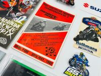 MOTORCYCLE RACING: A group of event programmes together with a copy of Classic Racer Magazine, stickers and a 1:43 scale Ducati 996 model [Location: Sydney] - 4