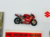 MOTORCYCLE RACING: A group of event programmes together with a copy of Classic Racer Magazine, stickers and a 1:43 scale Ducati 996 model [Location: Sydney] - 7