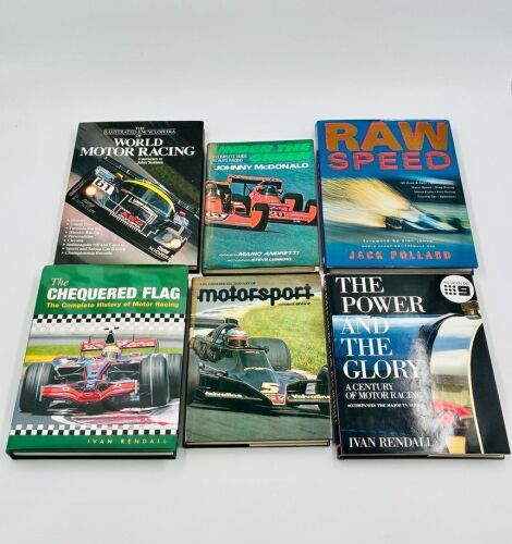 148 · MOTORSPORT: Six hardcover books featuring motorsport [Location: Sydney]