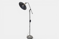 LAMP: An adjustable floor standing lamp in industrial style, 144cm high