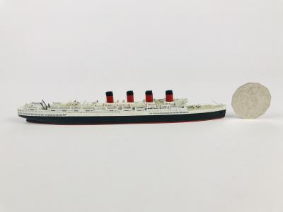 Scale model 1:1250 American transatlantic liner SS "UNITED STATES" 1951 