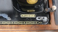 SEWING MACHINES: Three Singer sewing machines, two being model No.201K - 2