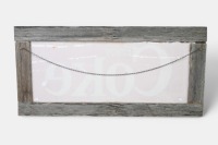 COCA COLA: A c1980s Coca-Cola sign with rustic timber surround, 55cm high, 115cm wide - 2